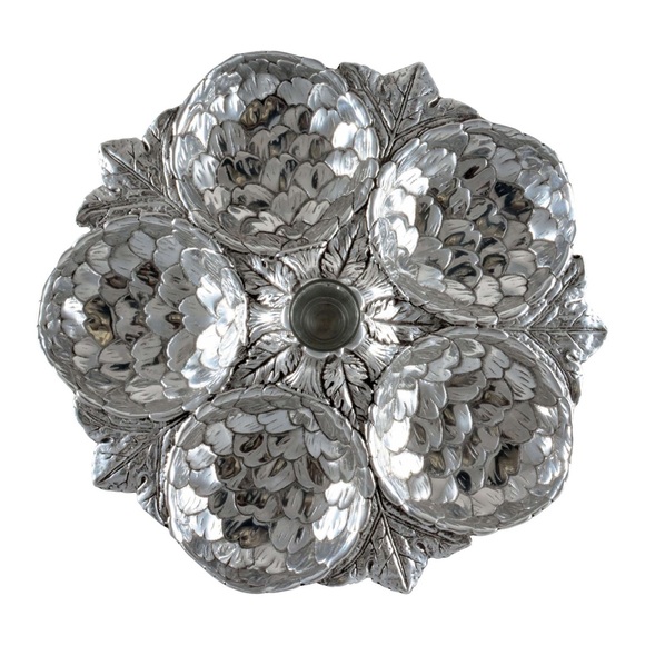 Brand new with box ARTICHOKE 5 SECTION SNACK TRAY - Picture 6 of 6